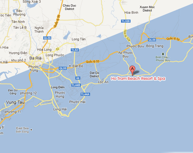 Ho-Tram-Beach-Resort-Spa-Location