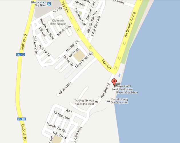 Royal-Hotel-Healthcare-Resort-Quy-Nhon-Location